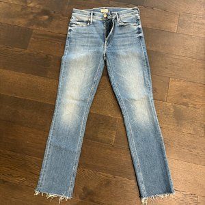 Mother Mid Rise Dazzler Riding the Cliffside Size 26